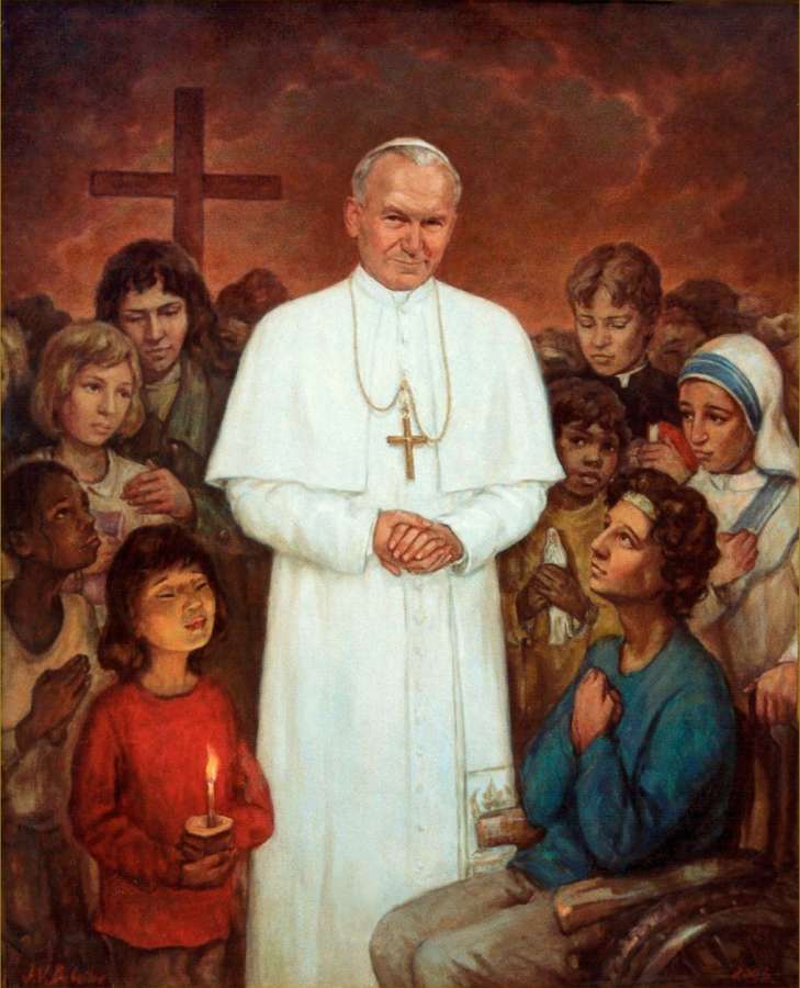 Portrait of Pope John Paul II - Бабайлов Игорь Валерьевич