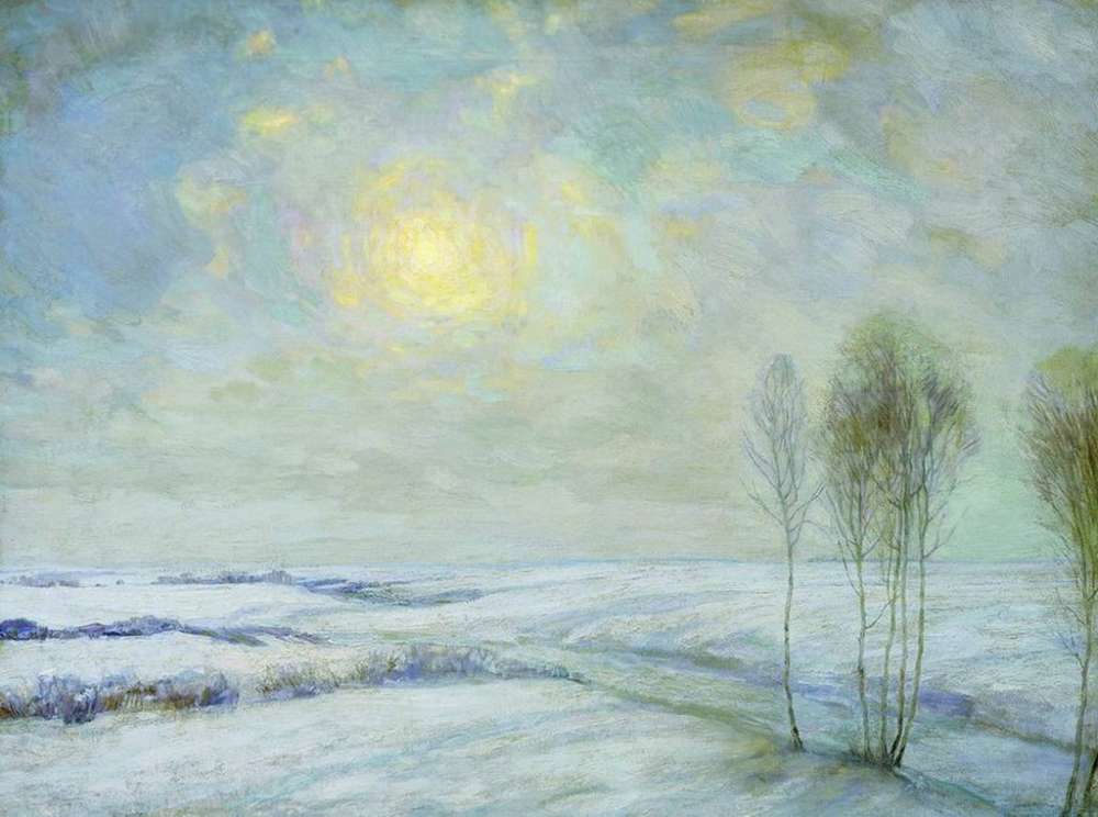 Зимний пейзаж. 1909 - Бакшеев Василий Николаевич