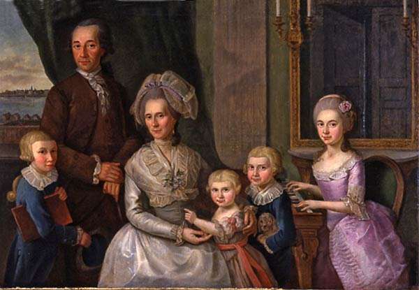 Семейный портрет. 1783 - Баризьен Фридрих Гартман