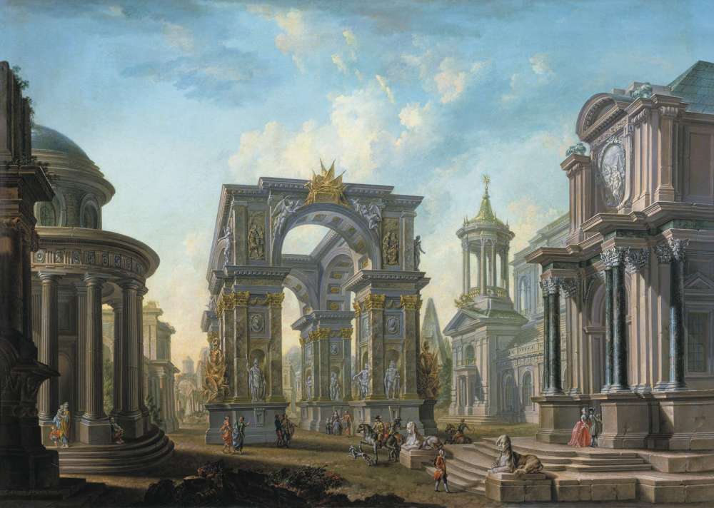 Архитектурный вид. 1789 - Бельский Алексей Иванович