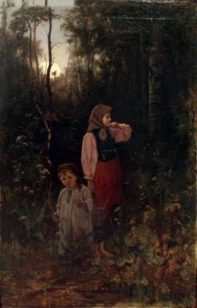 Дети в лесу - Богданов Николай Григорьевич