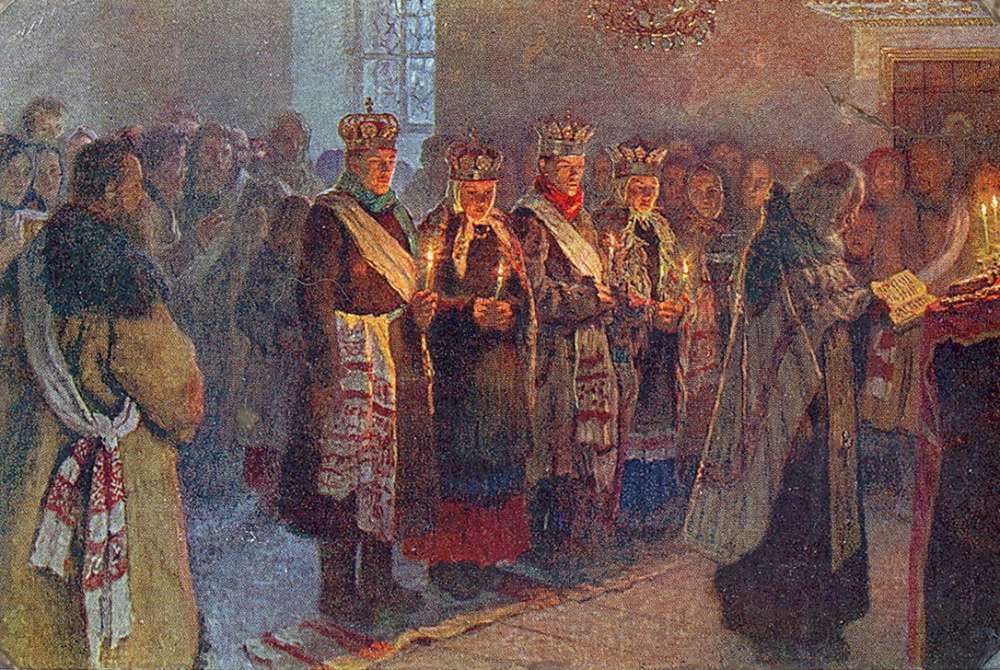 Венчание. 1904 Тюмень - Богданов-Бельский Николай Петрович