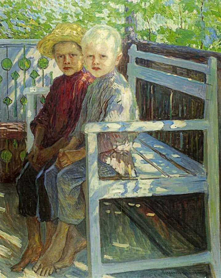 Дети. 1910-е Самара - Богданов-Бельский Николай Петрович