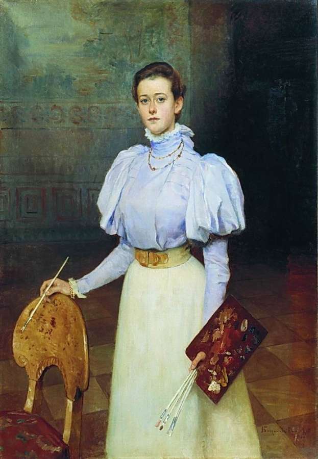 Портрет М.С.Шереметовой. 1898 Минск - Богданов-Бельский Николай Петрович