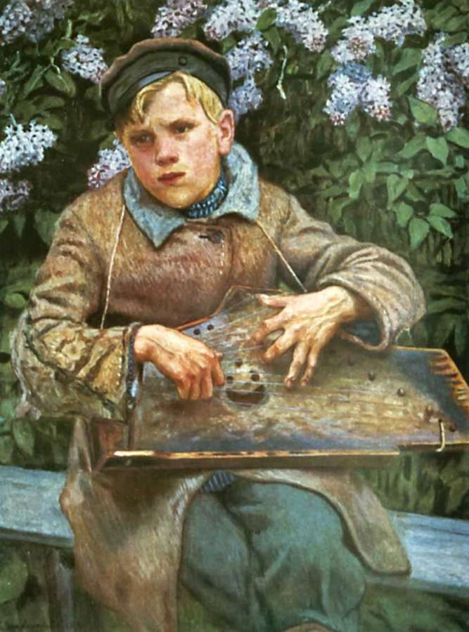 Юный музыкант. 1920-е - Богданов-Бельский Николай Петрович