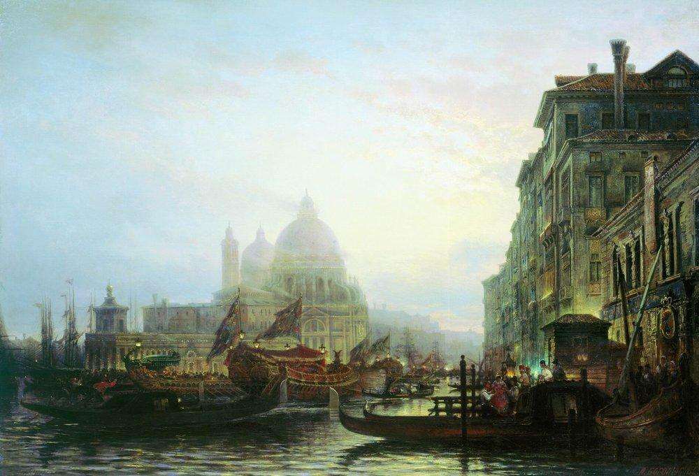 Венеция ночью. 1850-е - Боголюбов Алексей Петрович