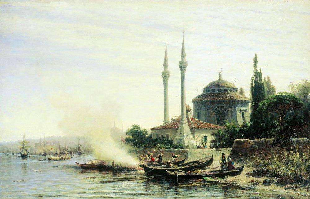 Золотой Рог в Константинополе. 1864 - Боголюбов Алексей Петрович