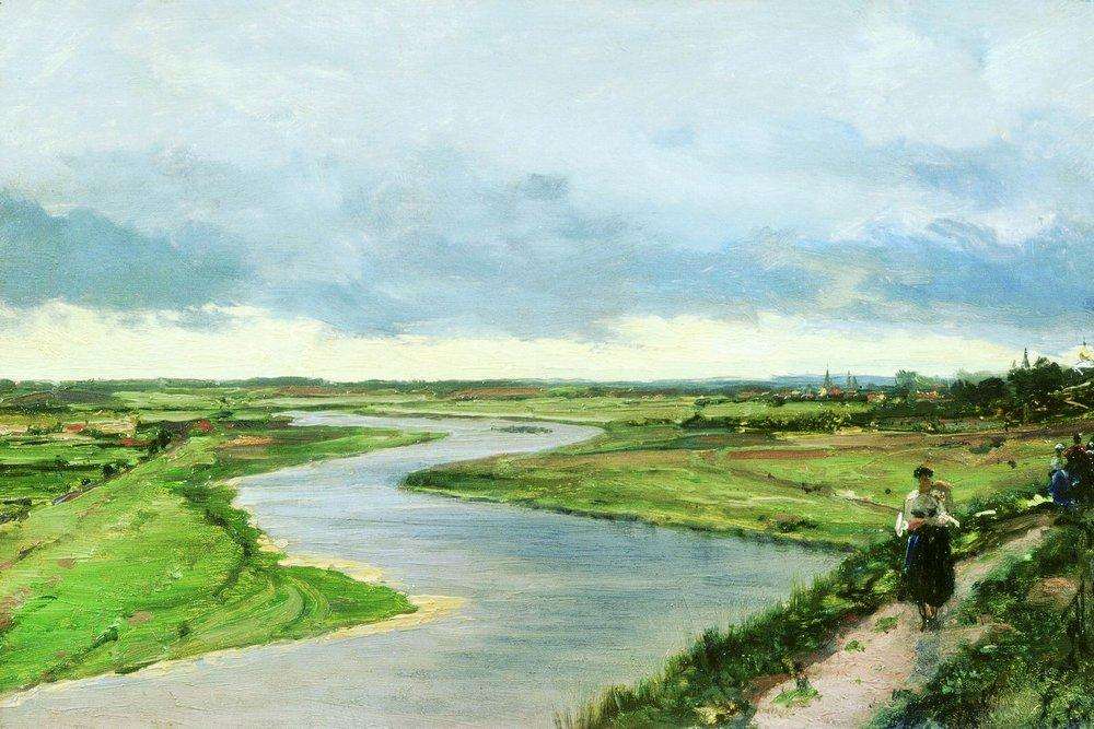 Москва-река у Звенигорода1. 1880-е - Боголюбов Алексей Петрович