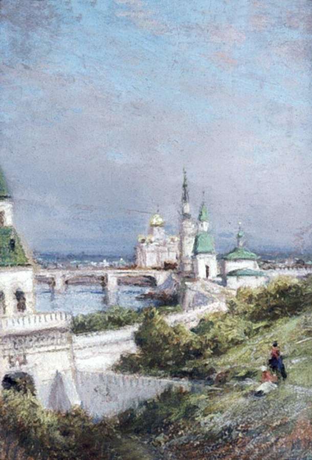 Москва. Вид Кремля. 1879 - Боголюбов Алексей Петрович