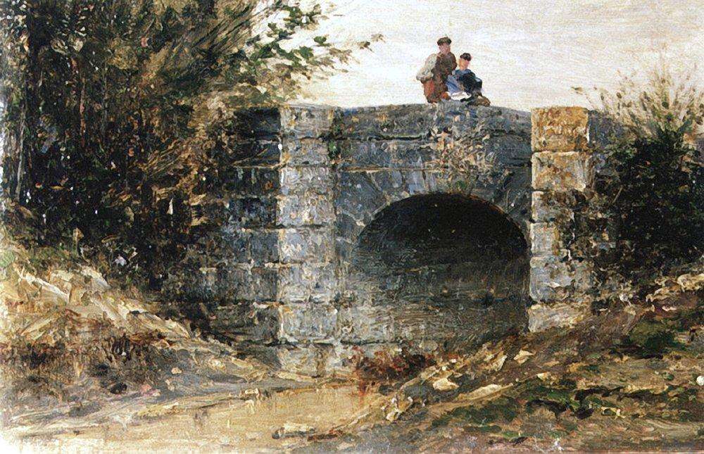 Мост в Экуане. 1882 - Боголюбов Алексей Петрович