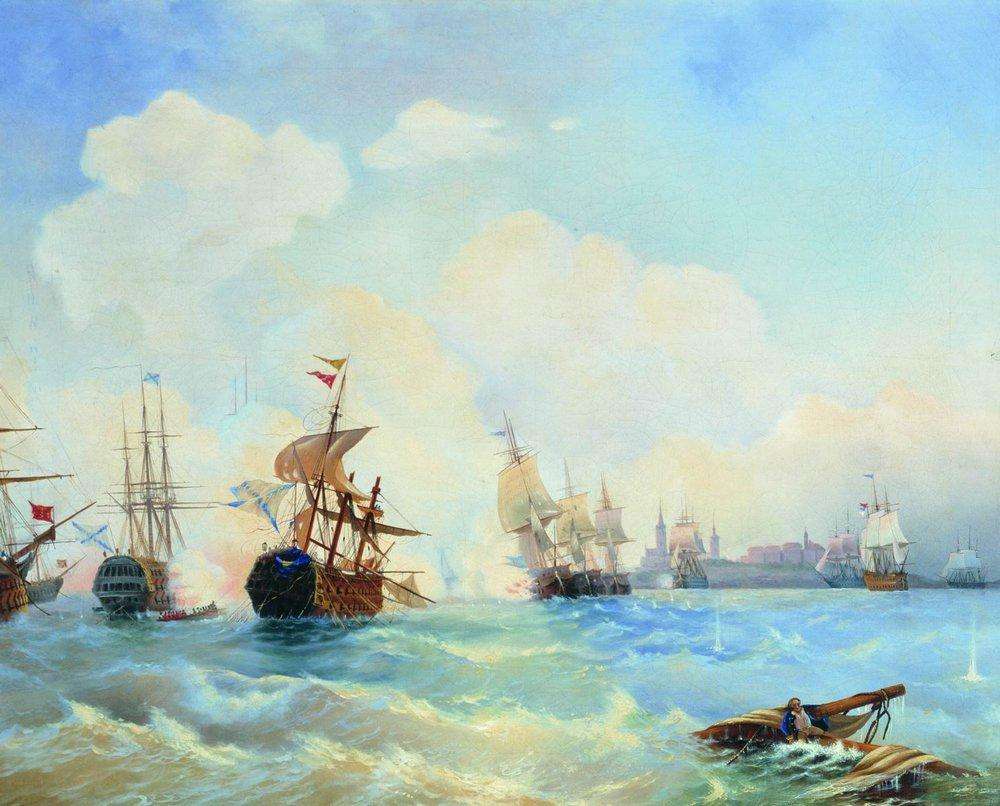 Ревельский бой 2 мая 1790 года. 1860-е - Боголюбов Алексей Петрович
