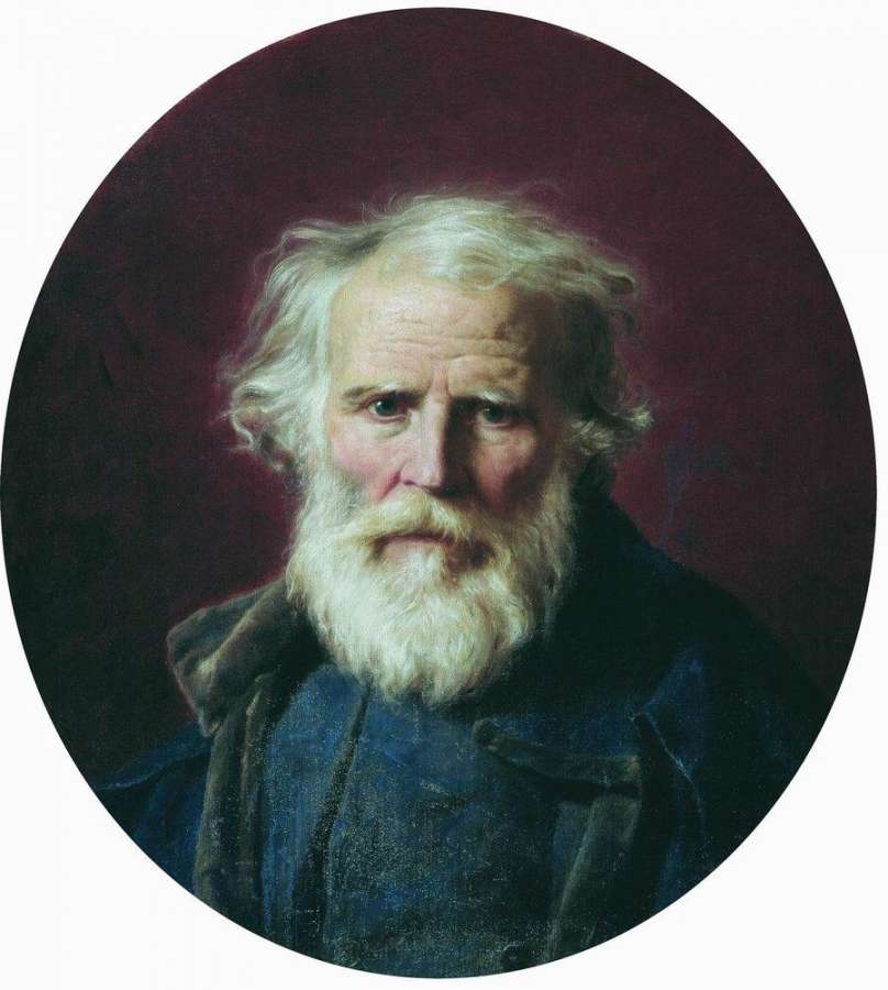 Портрет отца художника. 1871 - Бронников Федор Андреевич
