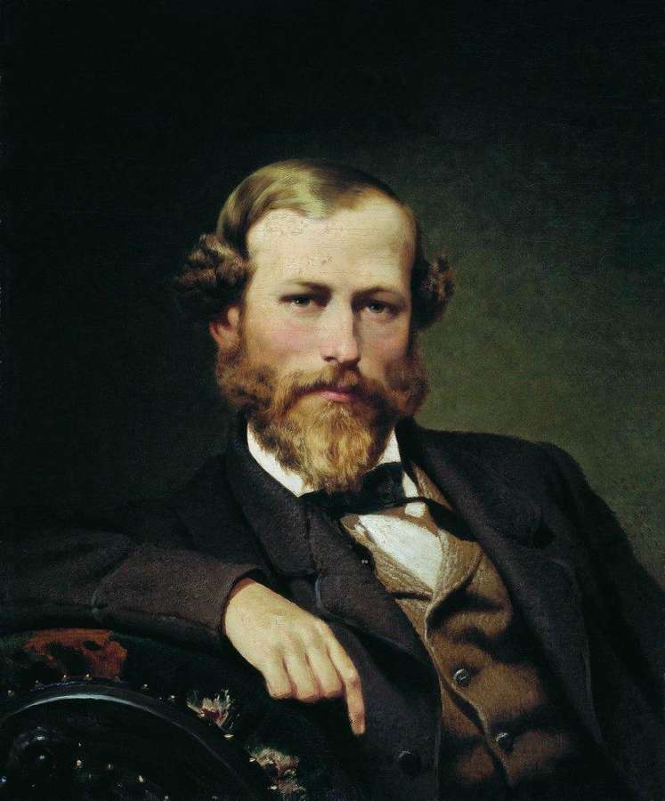Портрет художника К.Д. Флавицкого. 1873 - Бронников Федор Андреевич