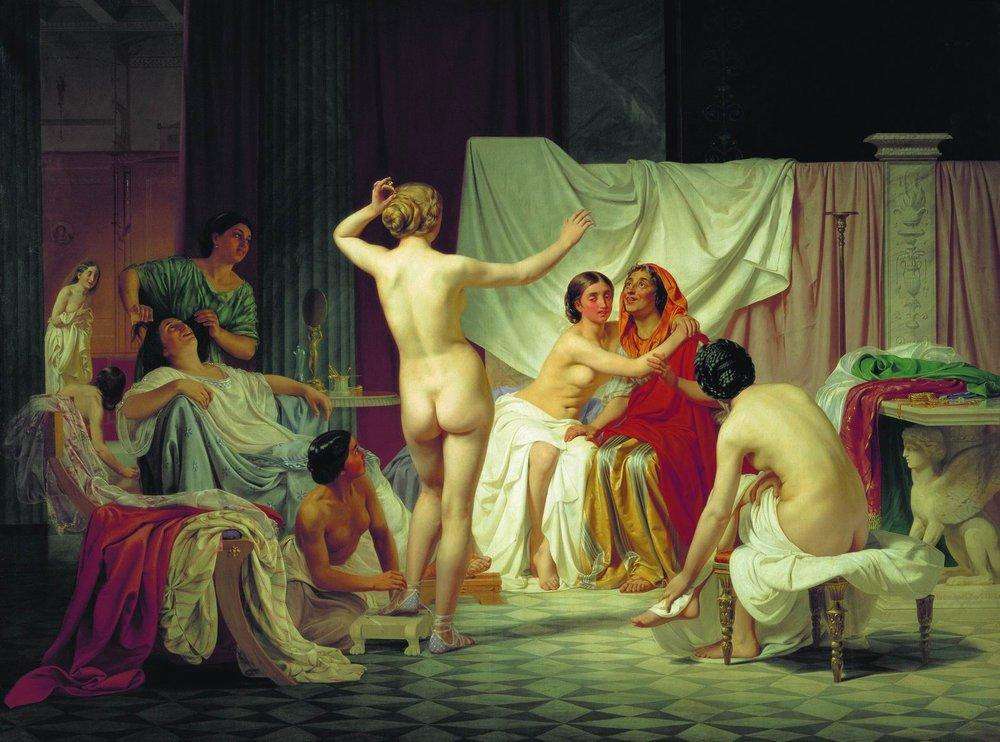 Римские бани. 1858 - Бронников Федор Андреевич