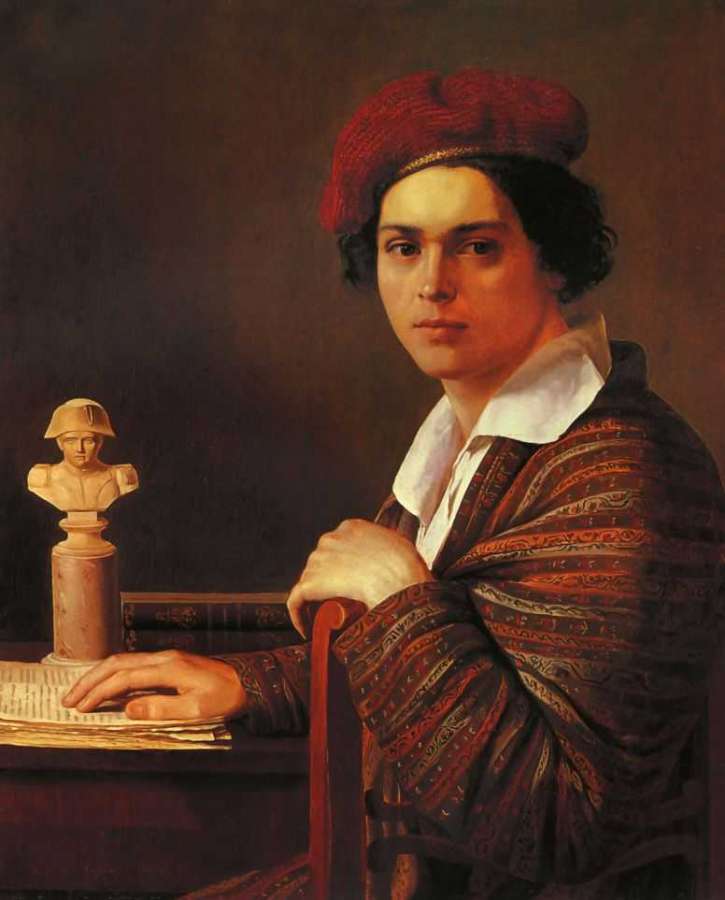 Портрет молодого человека. 1841 - Бурдин Николай Алексеевич