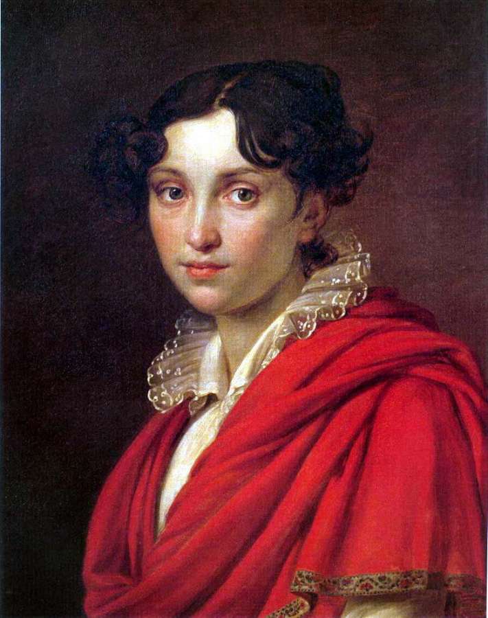 Портрет Марии Сергеевны Хатовой. 1824 - Варнек Александр Григорьевич
