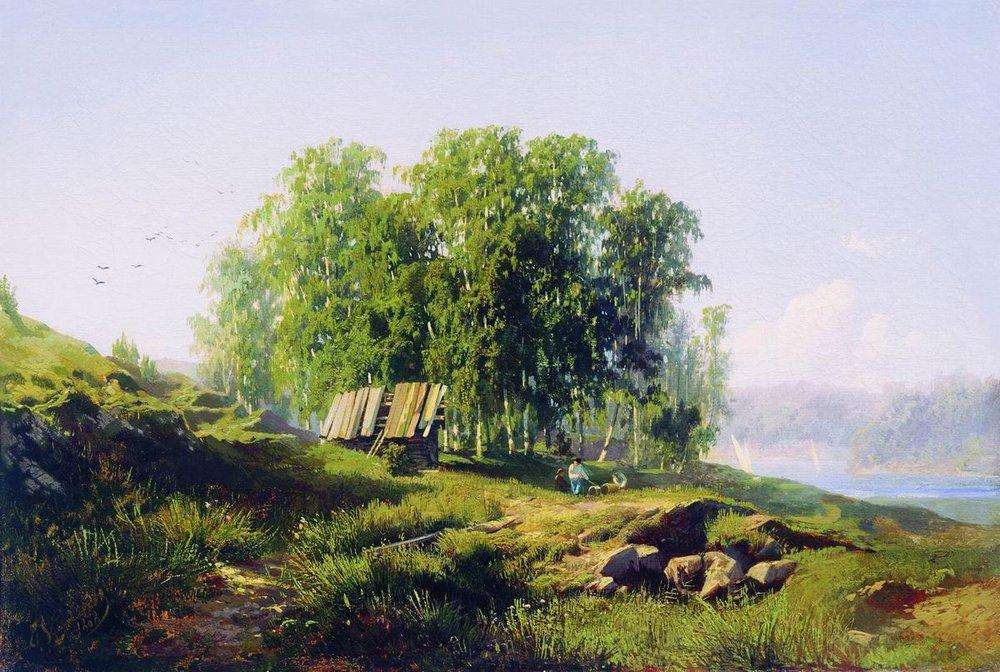 В окрестностях Петербурга. 1868 - Васильев Федор Александрович