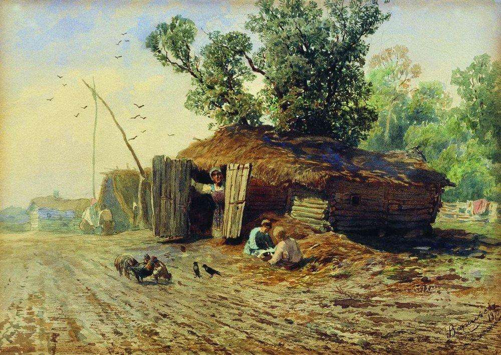 Землянка. 1870 - Васильев Федор Александрович