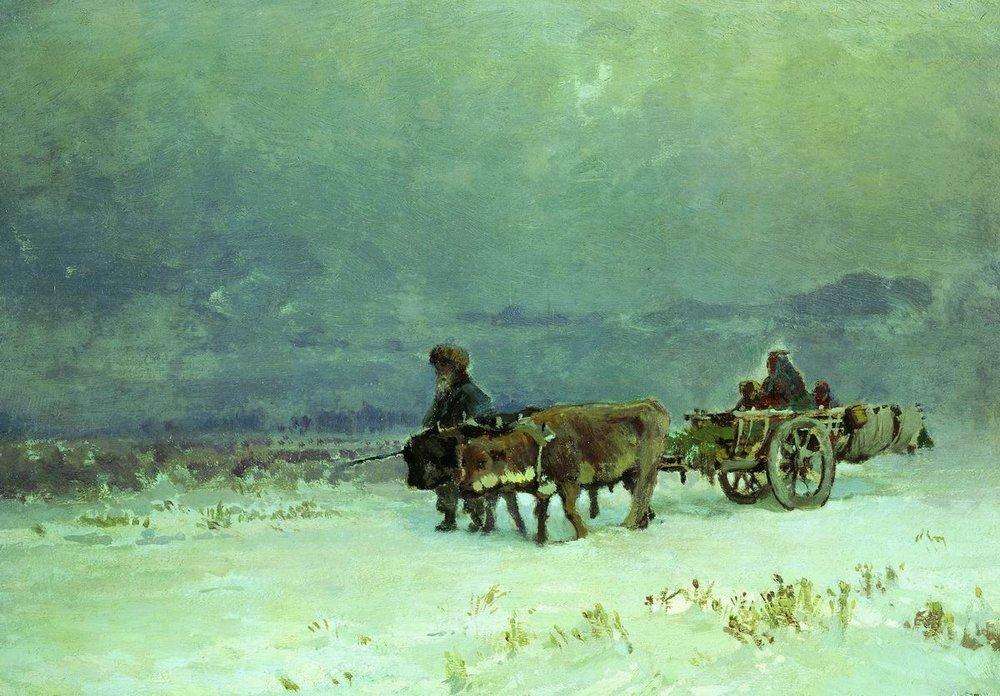 Зима в Крыму. 1871-1873 - Васильев Федор Александрович