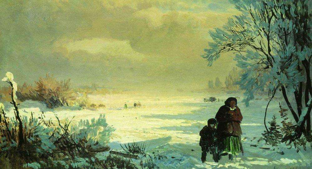 Зима. 1871 - Васильев Федор Александрович