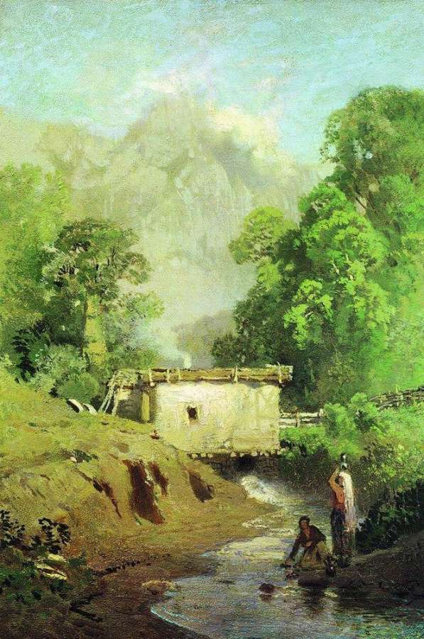 Крымский пейзаж. 1871-1873 - Васильев Федор Александрович