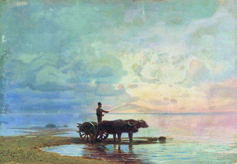 На берегу моря. 1871-1873 - Васильев Федор Александрович
