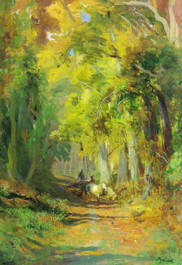 Осенний лес. 1871-1873 - Васильев Федор Александрович