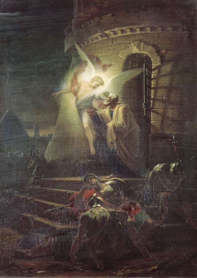 Изведение апостола Петра из темницы. 1806 - Витберг Александр Лаврентьевич