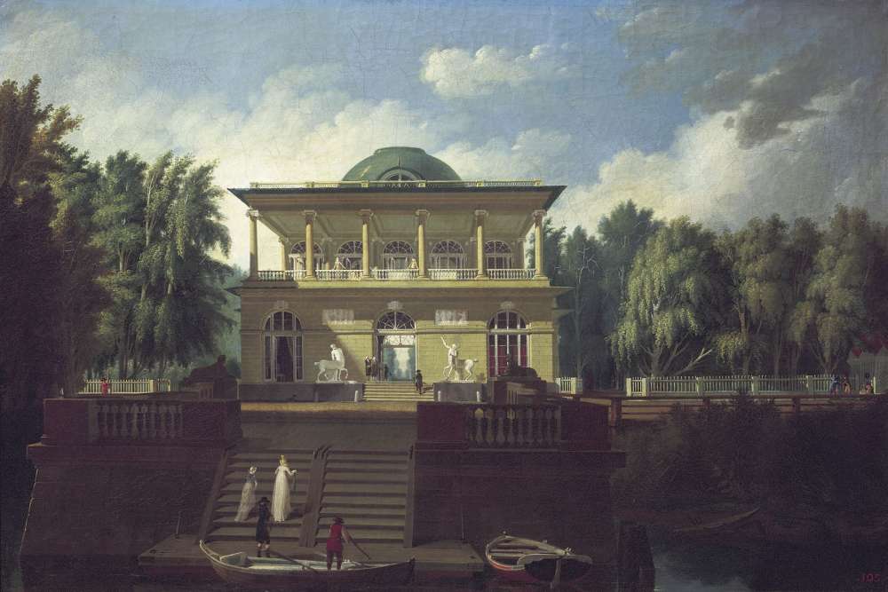 Вид на Строгановскую дачу в Петербурге. 1797 - Воронихин Андрей Никифорович