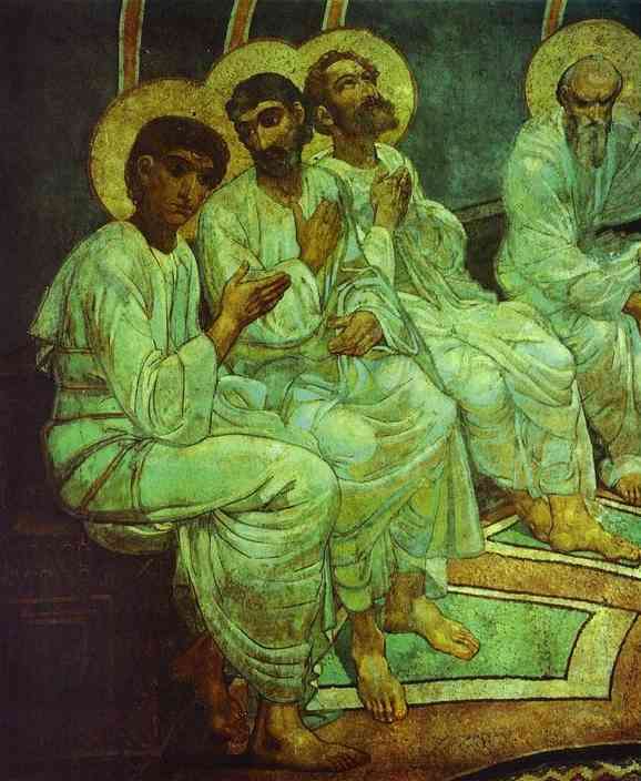 1884 Pentecote, Detail - Врубель Михаил 