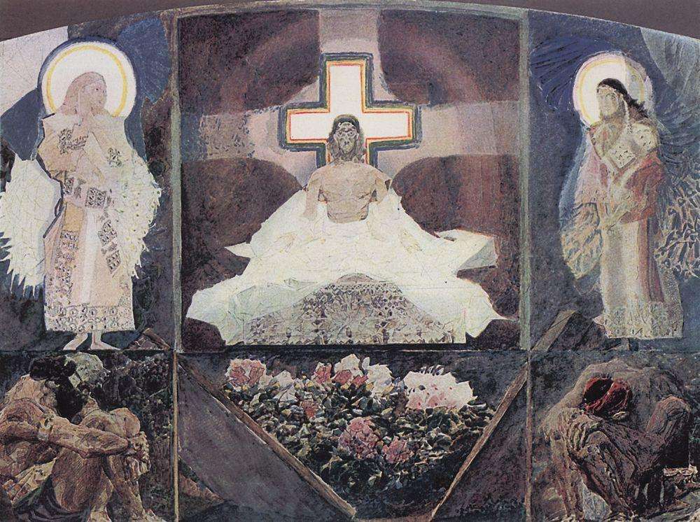 Воскресение. 1887 - Врубель Михаил 