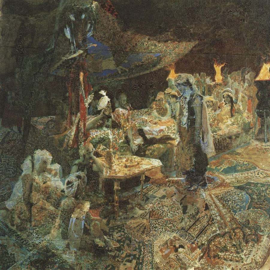 Восточная сказка. 1886 - Врубель Михаил 