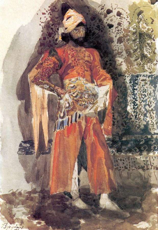 Персидский принц. 1886 - Врубель Михаил 