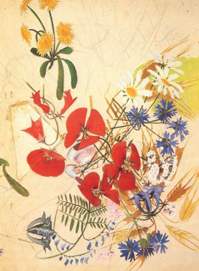 Полевые цветы. 1884 - Врубель Михаил 