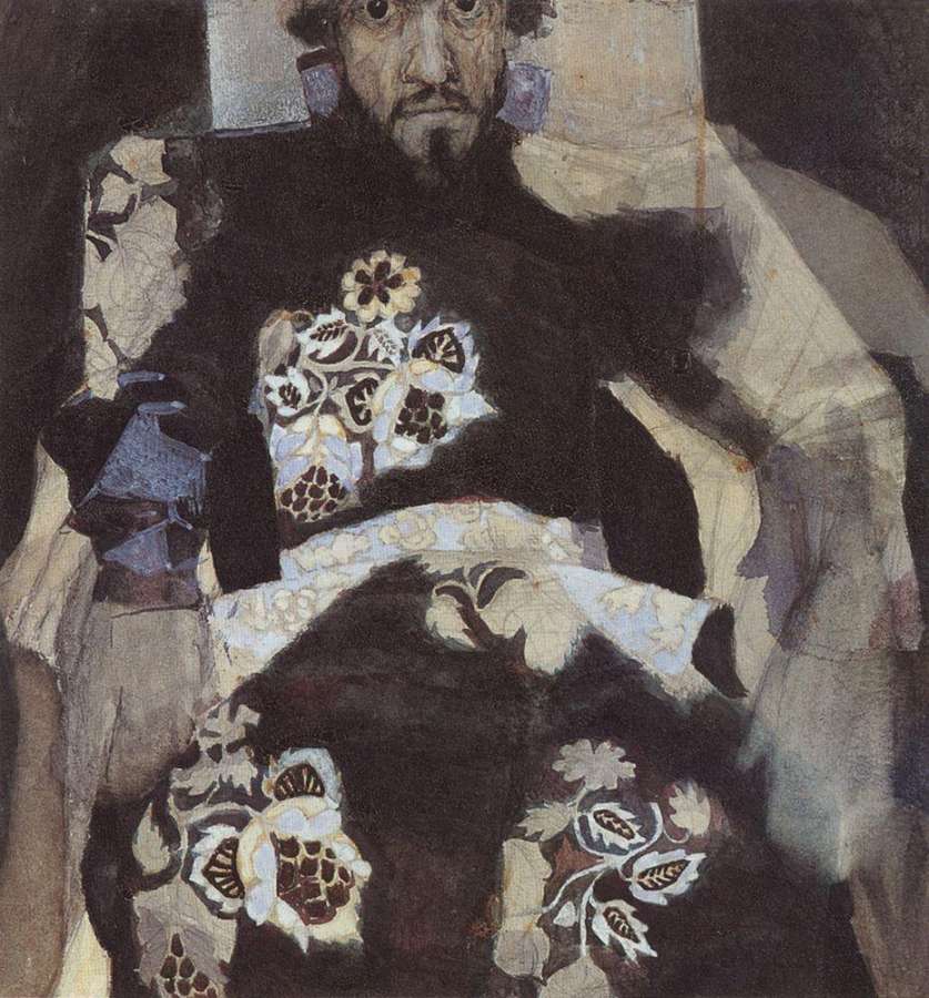 Портрет мужчины в старинном костюме (И.Н.Терещенко). 1886 - Врубель Михаил 