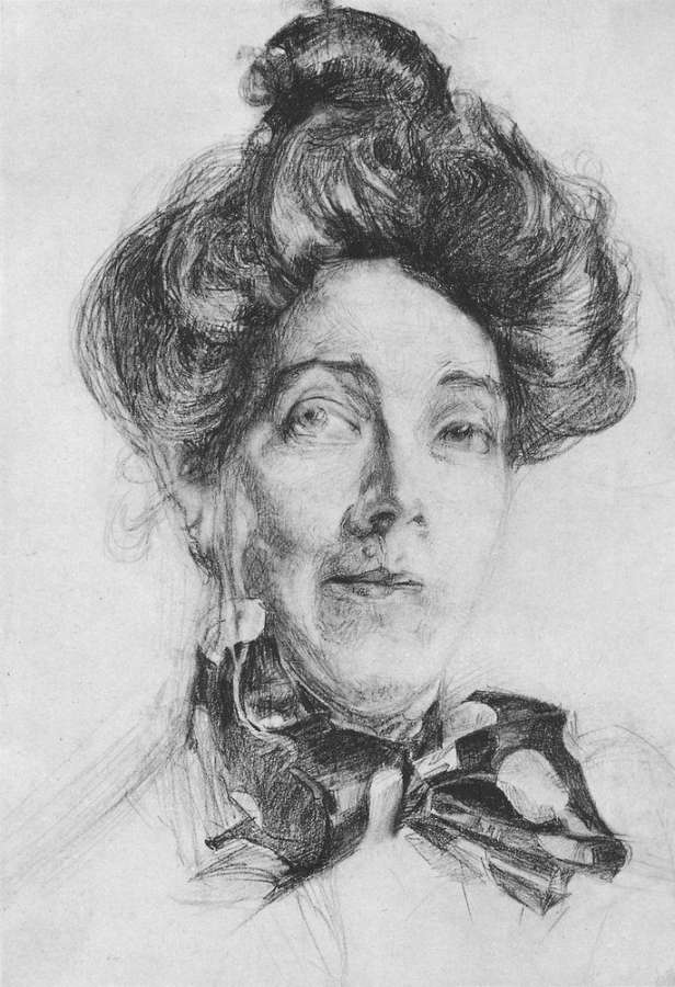 Портрет Н.И.Забелы-Врубель. 1905 - Врубель Михаил 