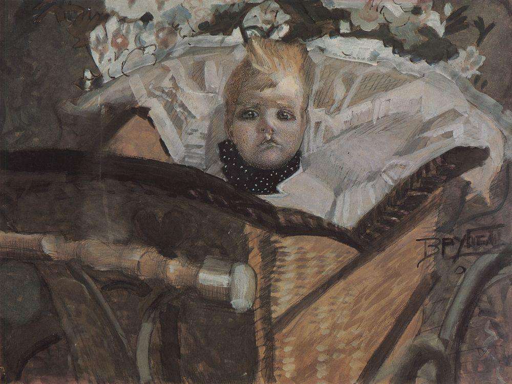 Портрет сына художника. 1902 - Врубель Михаил 