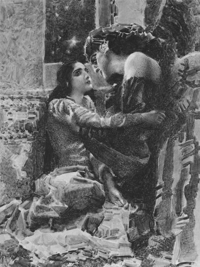 Тамара и Демон1. 1890-1891 - Врубель Михаил 