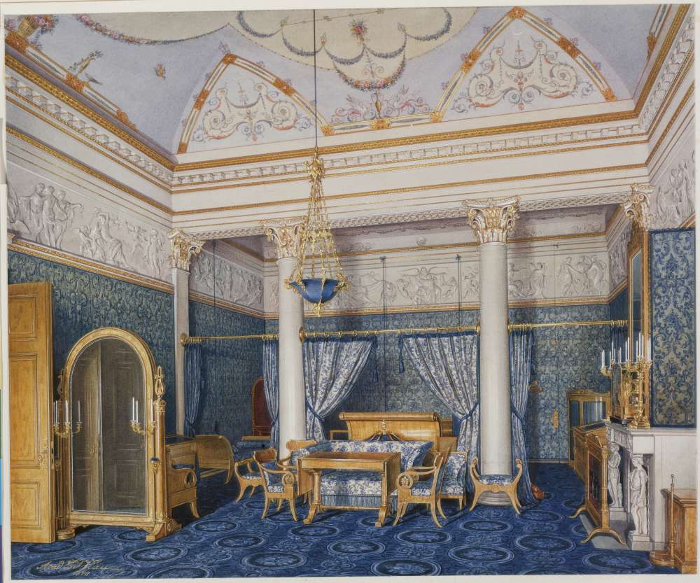 Interiors.of.the.Winter.Palace.The.Bedchamber.of.Empress.Alexandra.Fyodorovna -   
