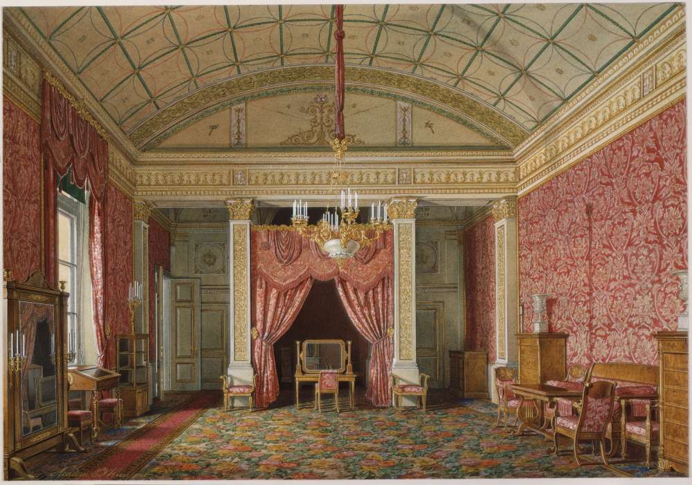 Interiors.of.the.Winter.Palace.The.First.Reserved.Apartment.The.Bedroom.of.Grand.Princess.Maria.Nikolayevna -   