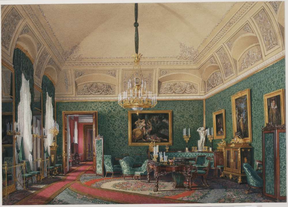 Interiors.of.the.Winter.Palace.The.First.Reserved.Apartment.The.Small.Study.of.Grand.Princess.Maria.Nikolayevna -   