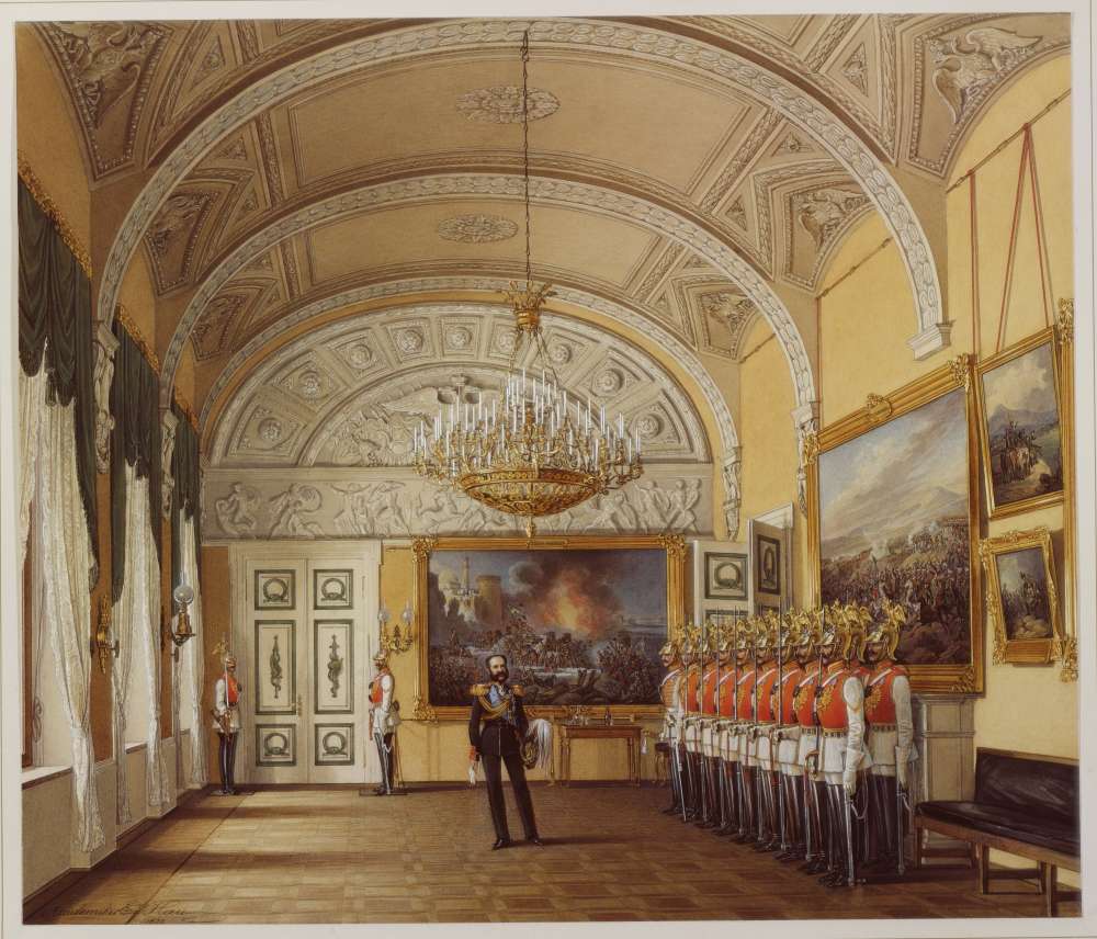 Interiors.of.the.Winter.Palace.The.Guardroom -   