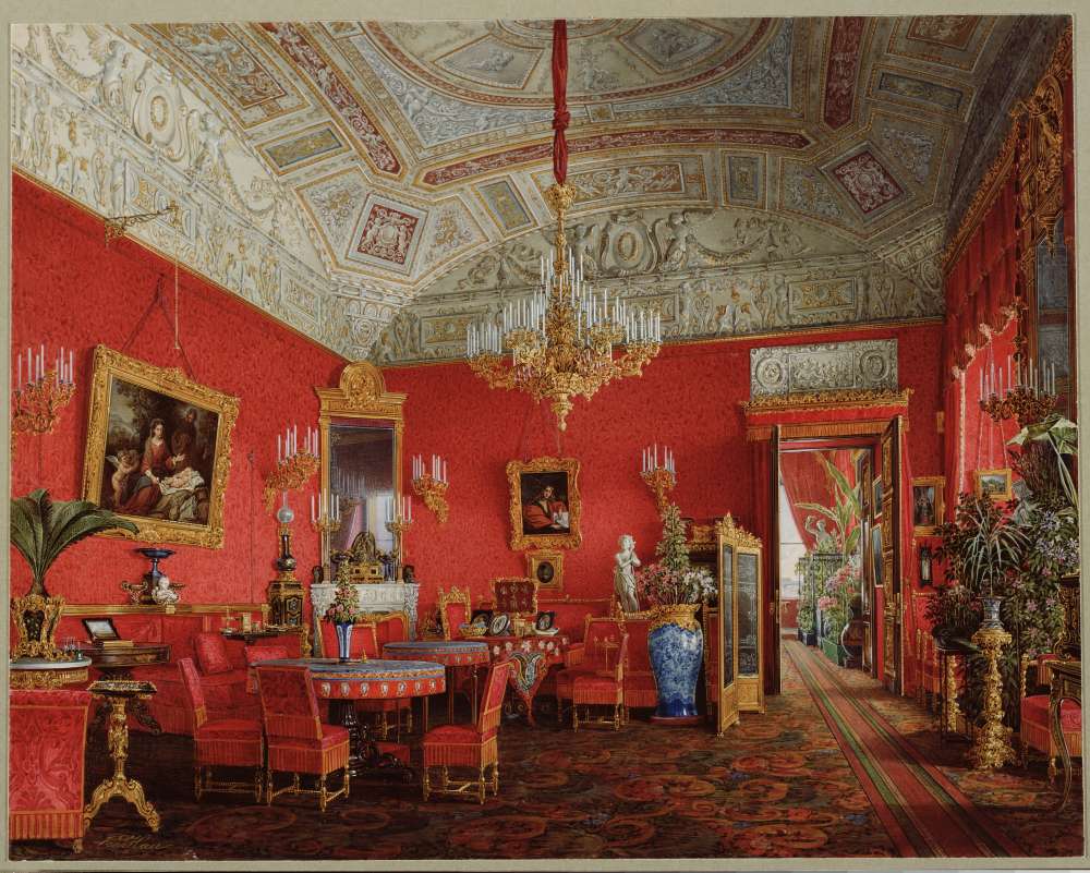 Interiors.of.the.Winter.Palace.The.Large.Drawing.Room.of.Empress.Alexandra.Fyodorovna -   