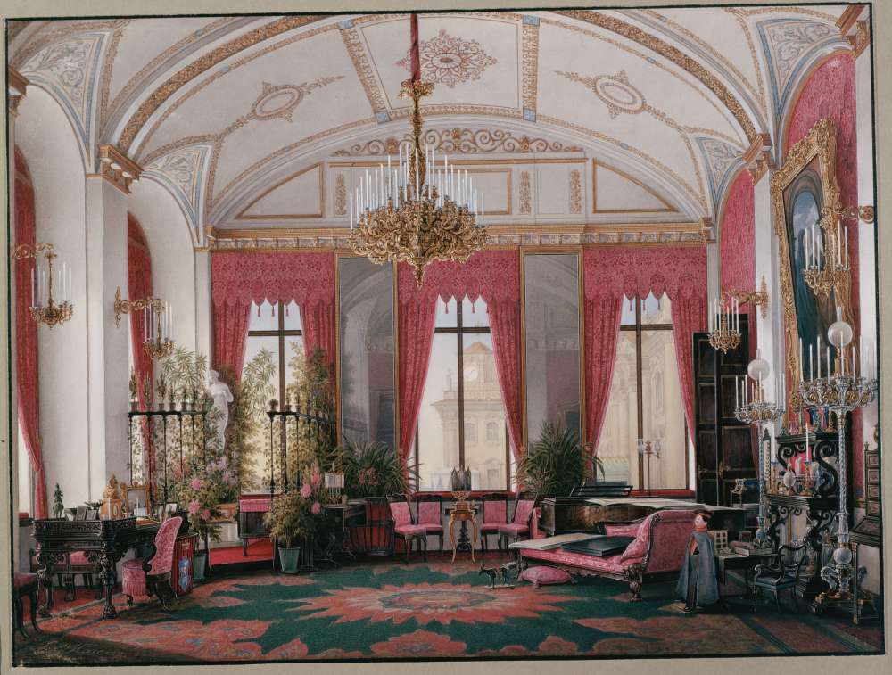 Interiors.of.the.Winter.Palace.The.Raspberry.Study.of.Empress.Maria.Alexandrovna -   