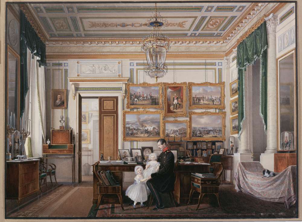 Interiors.of.the.Winter.Palace.The.Study.of.Emperor.Alexander.II.View.2 -   