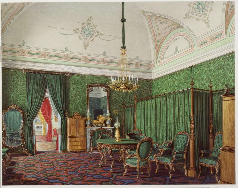 Interiors.of.the.Winter.Palace.The.Third.Reserved.Apartment.A.Bedroom -   
