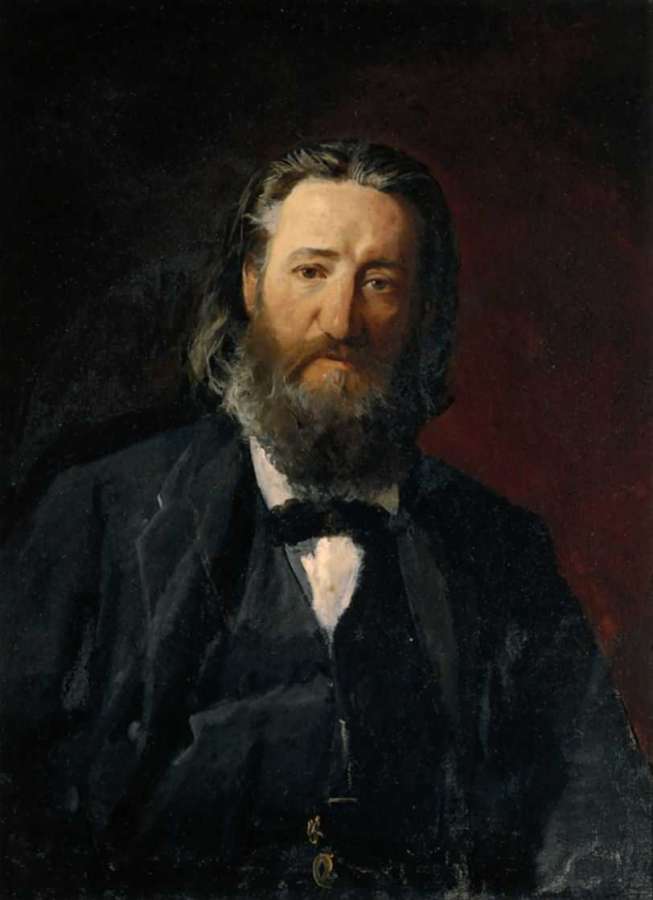 Портрет Иосифа Доманже. 1868 - Ге Николай Николаевич