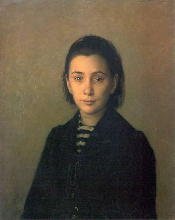Портрет О.П.Костычевой 1891г. - Ге Николай Николаевич