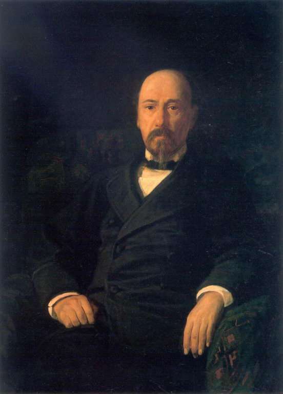 Портрет поэта Н.А.Некрасова. 1872г.  - Ге Николай Николаевич