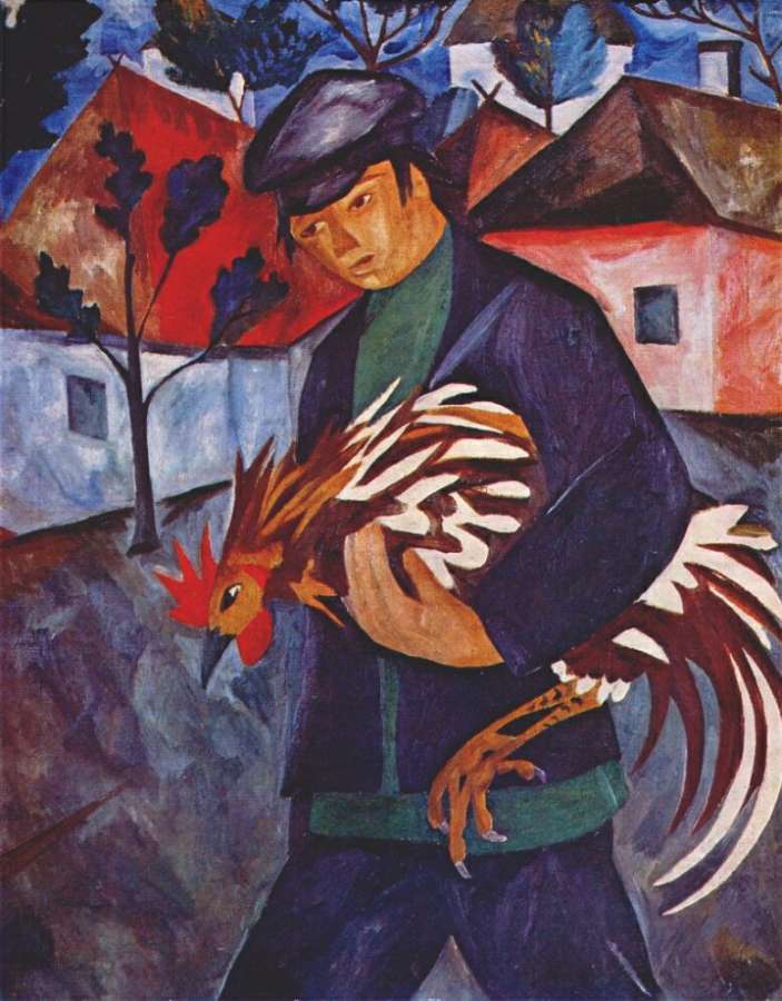 goncharova_boy_with_rooster_early-1910s -   